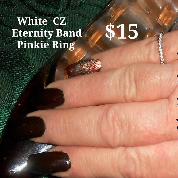 White Gold Eternity Band - Picture 8 of 11